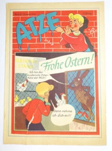 Atze Zeitung 3 von 1956 DDR frohe Ostern Pioniere Zeitschrift - Bild 1 von 3