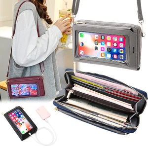 Sac bandoulière pour femmes sacs à bandoulière amovibles écran tactile téléphone sacs à main - Photo 1/41