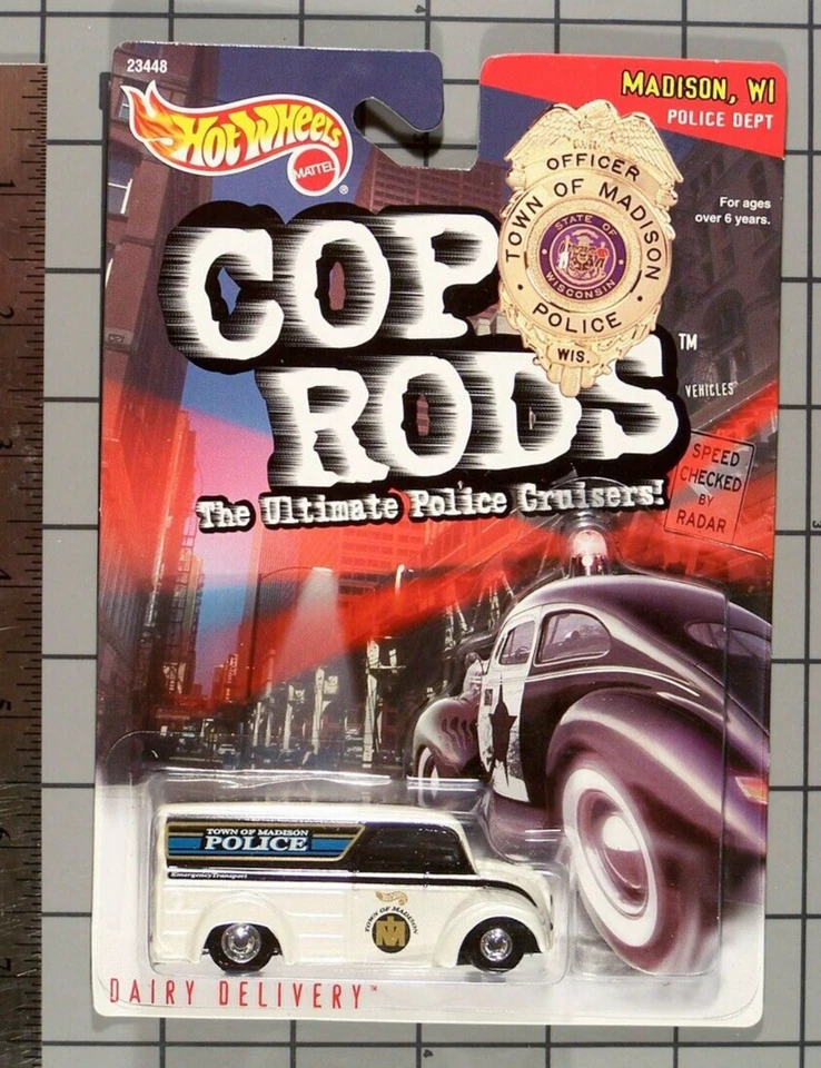 Varillas de policía Hot Wheels 1999, entrega diaria, Madison Wisconsin Foto 1 de 1