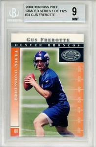 2000 DONRUSS PREFERITO GRADO GUS FEROTTE 1 DI 1125 BGS 9 #31 - Foto 1 di 2