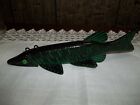 Karl A. Johnson- Weighted Wood Fish Decoy Ice Spearing Lure 8 1/2&quot;&quot; Signed