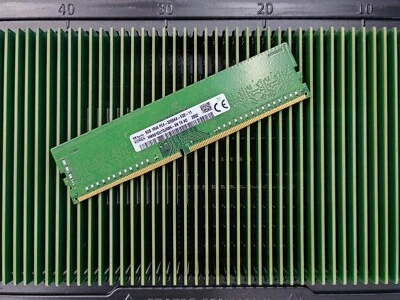 SK Hynix 8GB DDR4 3200MHz ECC UDIMM RAM 1Rx8 PC4-25600 HMA81GU7DJR8N-XN 288pin - Image 1 of 2