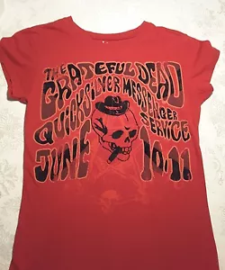 Grateful Dead T-Shirt Hippie Authentic Künstler Logo Travel Tour Band L Mädchen - Bild 1 von 3