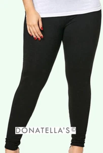 Leggings Talla Grande EXTRA LARGOS ALTOS 18 20 22 24 26 28 Pantalones Viscosa Curvilínea 2xl 3xl - Imagen 1 de 2