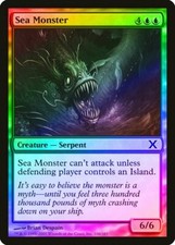 Sea Monster FOIL 10th Edition MINT Blue Common MAGIC THE GATHERING CARD ABUGames