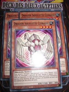 YU-GI-OH! PLAYSET (3 CARTES) DRAGON SQUELETTE CUIRASSE EGO1-FR016 EDITION 1 - Picture 1 of 1