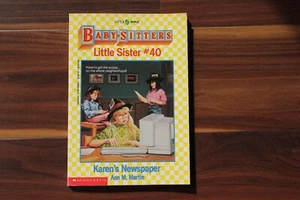 Karen's Newspaper (Baby-Sitters Little Sister #40) by Ann M. Martin - Very Good - Picture 1 of 2