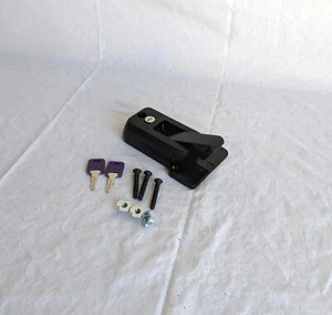 Locking Cargo Trailer RV Cambar Door Black Auto Latching Vise Lock Cam Handle - Picture 1 of 5