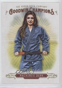 2018 Upper Deck Goodwin Champions Blank Back Mackenzie Dern #45 Rookie RC