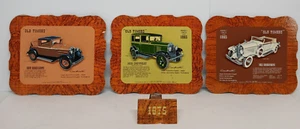3 STÜCK 1975 GIVE AWAYS KALENDERAUFLEGER OLDTIMER 3D NR 23 24 25 KOSTENLOSER VERSAND - Bild 1 von 6