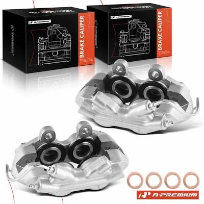 Pinza de freno delantera A-Premium con 4 pistones metálicos para Ford Mustang 1965 1966 Foto 1 de 4