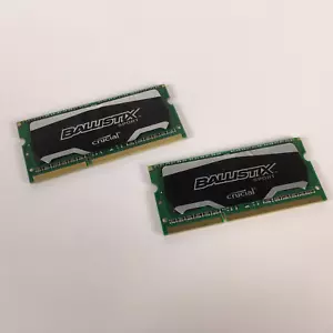 Crucial Ballistix BLS4G3N18AES4 (2 x 4GB) DDR3 1866 MHz SODIMM Laptop Memory RAM - Picture 1 of 3