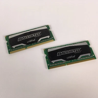 Crucial Ballistix BLS4G3N18AES4 (2 x 4GB) DDR3 1866 MHz SODIMM Laptop Memory RAM - Image 1 of 3