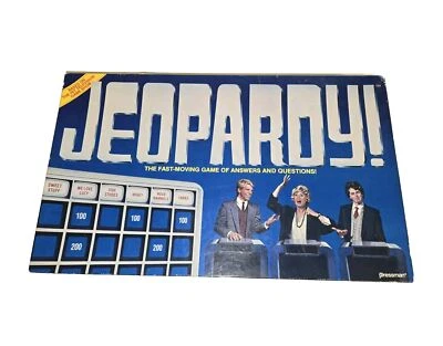 Vintage Jeopardy Board Game 1986 Original Edition By Pressman Brand Trivia  - Image 1 of 4