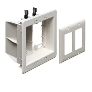 Arlington Industries 2-Gang Recessed TV Box for Power and Low Voltage - Picture 1 of 1