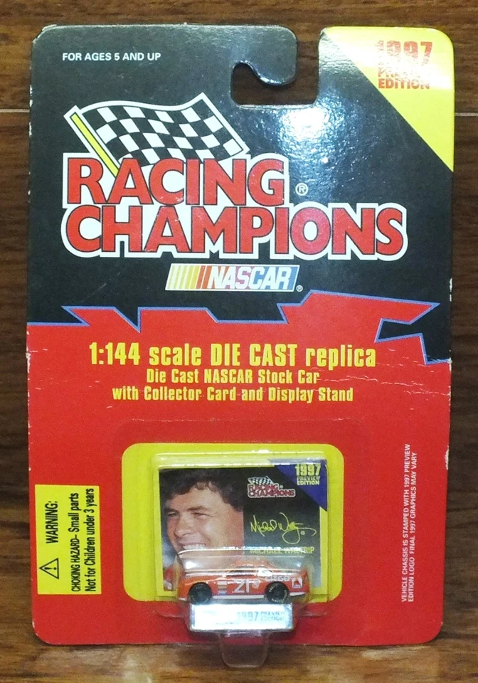 Nascar Racing Champions 1997 Edición Preview 1:144 Michael Waltrip ¡Coche Diecast! Foto 1 de 3