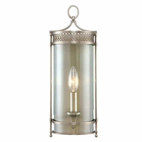 Amelia Candle 1 Light Wall Sconce Finish: Antique Nickel Cover