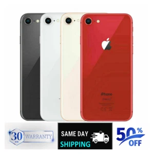 Apple iPhone 8 iOS 64GB 128GB Screen 4.7" Unlocked Verizon At&t T-Mobile LTE - Picture 1 of 9