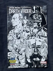 STAR WARS DARTH VADER 1 VARIANTE BOCETO MIDTOWN BROOKS CASI NUEVO 1er Krrsantan Negro - Imagen 1 de 10