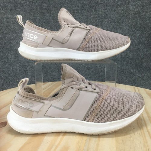 Scarpe New Balance donna 8 5 Nergize sneakers da corsa beige stringate basse