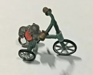 Fritz Bermann Vienna Cold Painted Bronze Miniature Two Mice Sitting On Tricycle - Picture 1 of 5