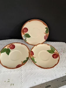 Franziskaner Apfel Untertasse Ersatz Made In USA 3er Set. - Bild 1 von 6