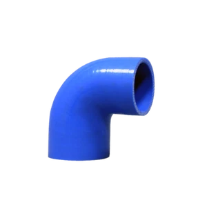 2"-1.875" 90 Deg 4 Layer Blue Silicon Elbow Hose reducer Intercooler pipe - Imagen 1 de 1