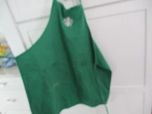 starbucks coffee tea drinks restaurant green siren logo mermaid APRON worker - Picture 1 of 5
