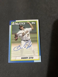 2023 Topps Archives Barry Zito 90FF-BZ 1990 Fan Favorites Auto Athletics - Picture 1 of 2