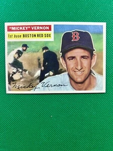 1956 Topps #228 Mickey Vernon Boston Red Sox High-end NM B56#228A1 - Picture 1 of 2
