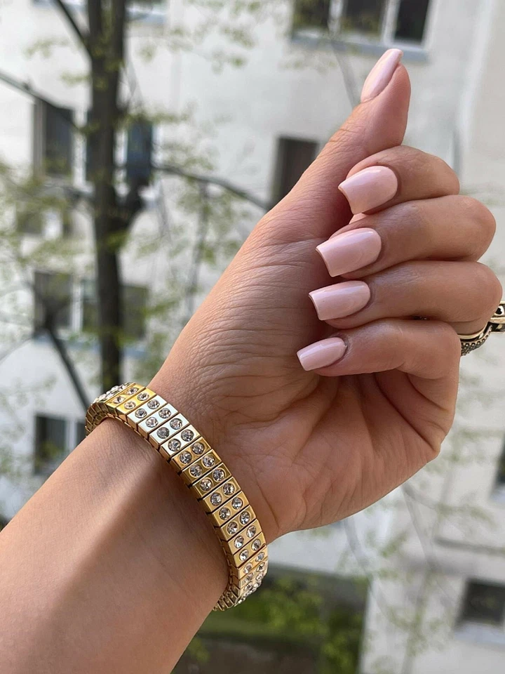 2ct Swarovski Crystal bracelet gift for her Artisan Handmade 24k 96 Handset Gems - Image 1 of 4