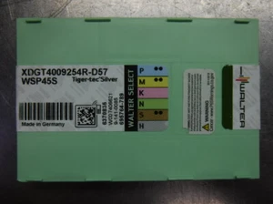 Walter Carbide Inserts QTY5 XDGT4009254R-D57 WSP45S (LOC1020B) - Picture 1 of 4