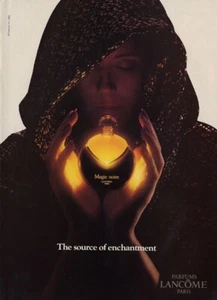 1986 Lancome Magic Noire source of enchantment 1-page MAGAZINE AD - Picture 1 of 1