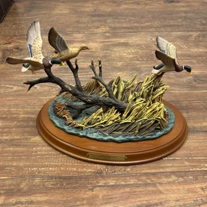 Terry Redlin Mallard Duck Porcelain Sculpture "Spring Run Off" Rare Hard to Find - Picture 1 of 24