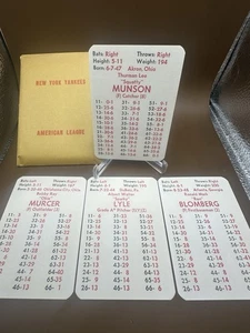 NEW YORK YANKEES 1972 APBA Set 24 carte squadra - NM/MT - MUNSON - MURCER - LYLE - Foto 1 di 2