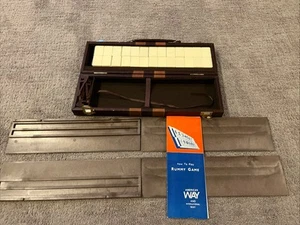 Vintage REISS GAMES Rummy Tile Game RUMMIKUB-Style Bakelite Tiles & Carry Case - Picture 1 of 6