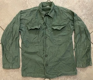 Vintage Vietnam Ära Hemd mit Knopfleiste Herren Small " - Bild 1 von 12