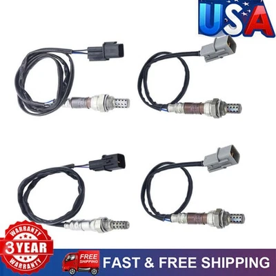 Juego de 4 sensores de oxígeno O2 aguas arriba+aguas abajo para Mitsubishi Galant 2004-2012 2,4 L L4 Foto 1 de 4