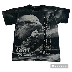 Camicia Screaming Eagle Jackson Hole Wyoming 1881 - Foto 1 di 3