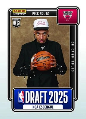 Noa Essengue 2025 RC Panini DRAFT NIGHT GRADED GEM-MT 10 ROOKIE #DN-12 Presale - Image 1 of 4