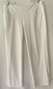 Pantalone jeans J Jill Wearever maglia liscia XL XLP bianco tasche strappate 🎀 - Foto 1 di 4