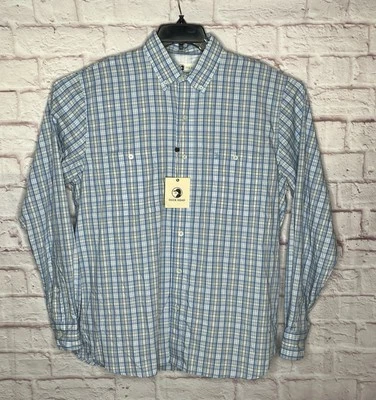 Camisa masculina Duck Head Performance com botões tamanho M - Imagem 1 de 4