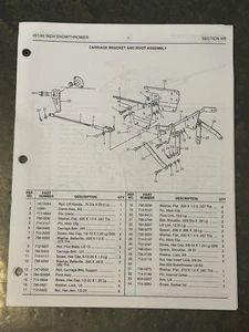 M5 - Un nuovo catalogo ricambi per spazzaneve Cub Cadet 451/45 pollici - Foto 1 di 1