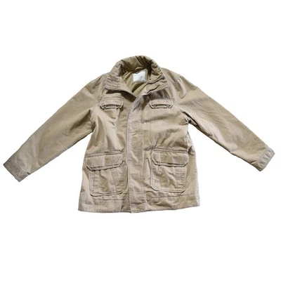 Chaqueta utilitaria OLD NAVY para hombre talla GRANDE caqui tostado 100 % algodón polizón capucha Foto 1 de 4