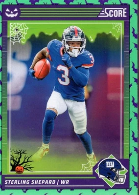 Murciélagos de Halloween 2024 Score #209 Sterling Shepard - FB Foto 1 de 2