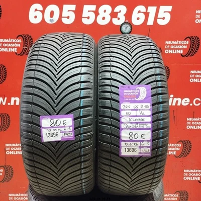 2X 225 55 R18 102V XL KLEBER QUADRAXER ALL SEASON SUV M+S* 6.5/6.5.MM REF. 13696 - Bild 1 von 4