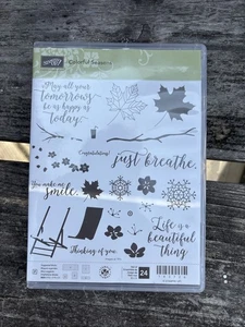 Stampin Up! Set francobolli stagioni colorate ~ La vita è una cosa bella 143726 - Foto 1 di 3