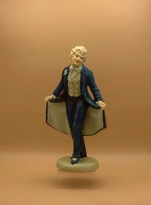 40er-50er Jahre Kreide Ware Vintage handbemalt Vaudeville Dapper Dandy Figur - Bild 1 von 9