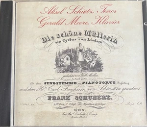 SCHUBERT - Die Schone Mullerin - Schiotz/Moore CD Exc Cond! Prieser - Picture 1 of 2