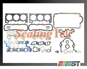 Fit 97-00 Ford 4.0L 245cid V6 OHV VIN X Engine Full Gasket Set with Oil Pan Kit - Picture 1 of 1